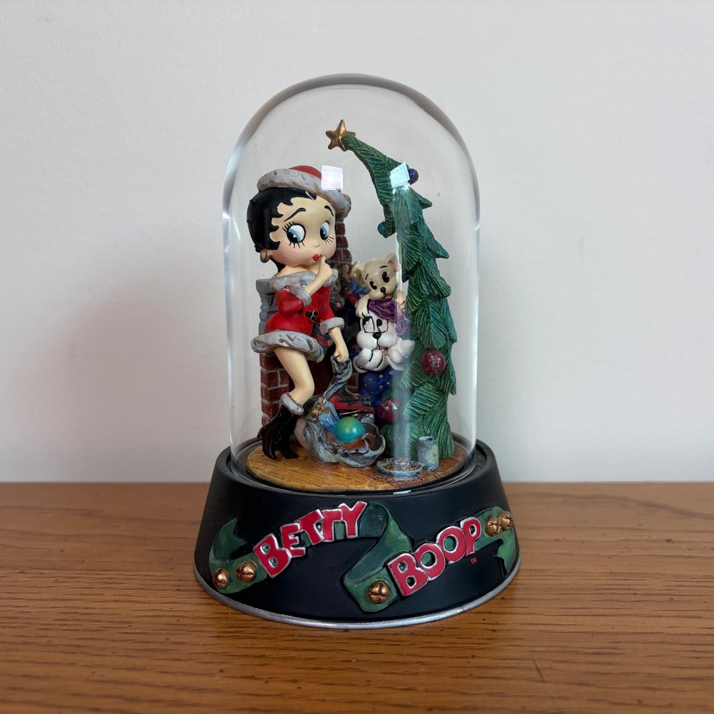 Betty Boop Jingle Bell Betty Limited Edition Christmas Sculpture 1997 A4503
